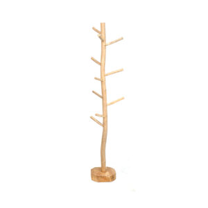 Porte-manteau en Teck Naturel