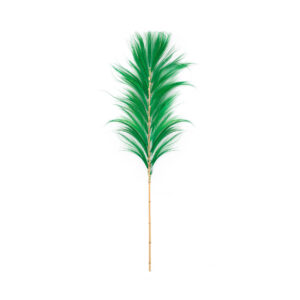 Grande Branche Bambou Feuille Herbe - Vert Émeraude