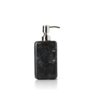 Distributeur de savon en marbre – Marine Black