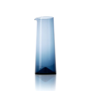Carafe en verre recyclé – Bleu Azure