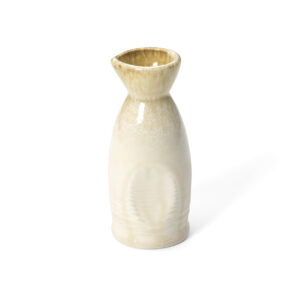 Carafe à saké en céramique Da Rocha – Miel blanc