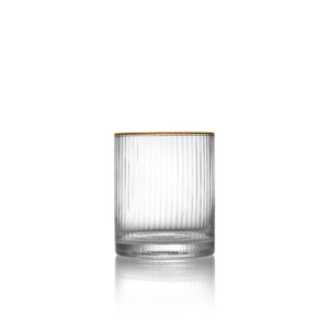 Verre lowball bord doré – The Golden Sip
