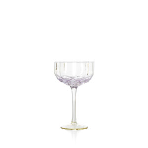 Coupe à cocktail rose blush