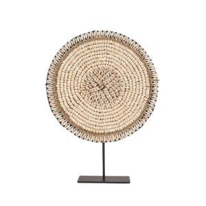 Coquillage décoratif sur pied – Blanc naturel