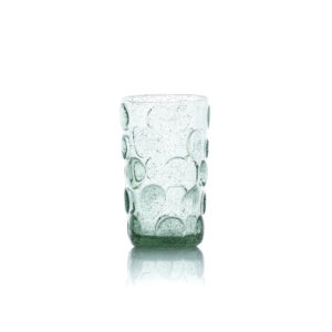 Verre Highball Aqua à Pois Givré