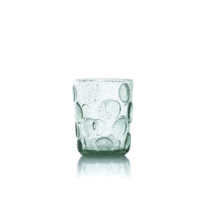 Verre à eau givré pois – Aqua