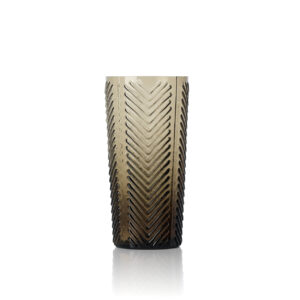 Verre Highball Chevron - Fumé