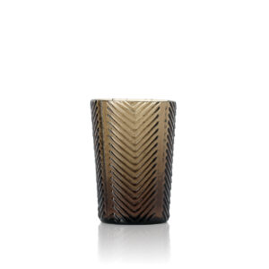Verre Tumbler Chevron - Fumé