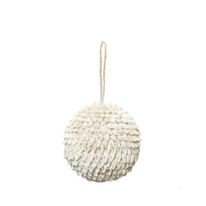Boule en coquillages Bubble Shell – Blanc – M