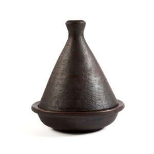 Tajine conique ethnique en terre cuite