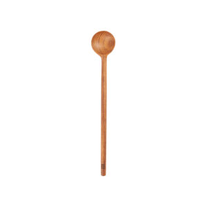 Cuillère doseuse plate en racine de teck