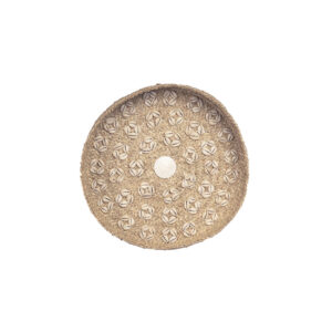 Assiette décorative Caribe Coquillages - Blanc naturel - M