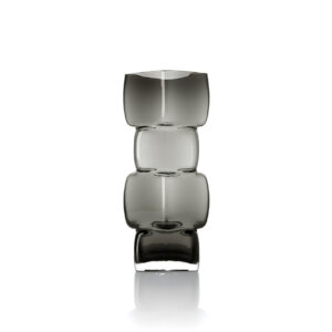 Vase Cubes – Gris Foncé – Grand