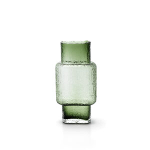 Vase en verre recyclé vert – Grand modèle