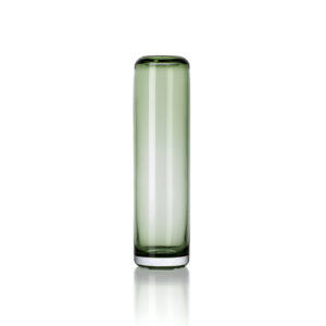 Grand vase en verre recyclé vert
