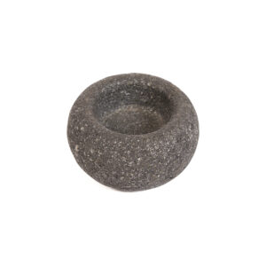 Bol en pierre de lave noire – XS