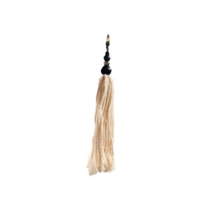 Porte-clés coton et bois – Natural Black