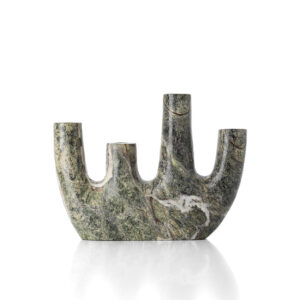 Vase en marbre Bidasar Vert - Grand