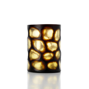Vase Vague Dorée - Miel - L