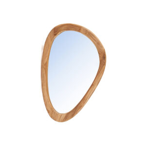 Miroir Organique en Teck – Grand
