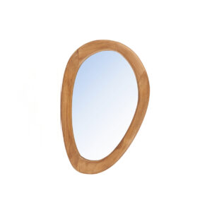 Miroir Organique en Teck – Taille M