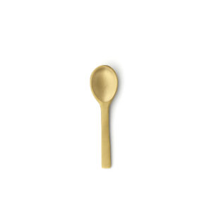 Petite cuillère à sel dorée