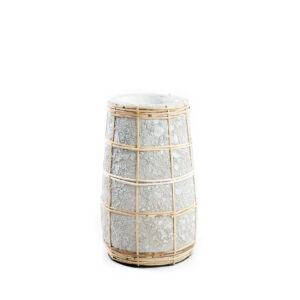Vase Cutie – Terracotta & Raphia – S