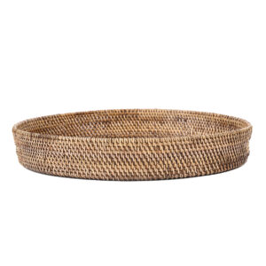 Grand plateau en rotin naturel – The Carry-All