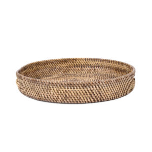 Plateau de service en rotin naturel – M