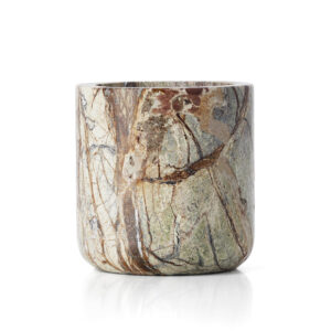 Cache-pot en marbre Bidasar vert