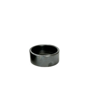 Coupelle cylindrique brûlée - Noire - S