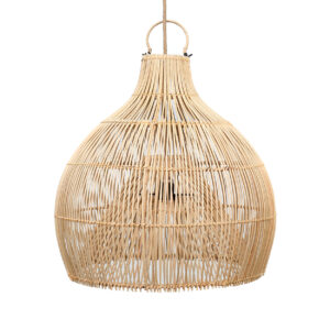 Suspension Lobster Trap en rotin naturel – Grand modèle