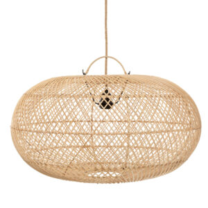 Suspension en rotin Wholly – Naturel – Grand modèle