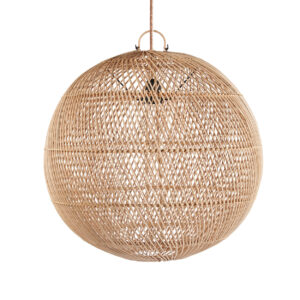 Suspension Bubble en rotin naturel – Taille M