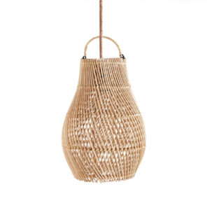 Suspension Piccolo en rotin naturel – S