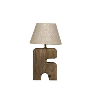Lampe de table L'Objet - Bois brun - Petite