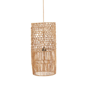 Suspension Takuhanki en feuille de bananier – Naturel – Grand modèle