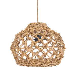 Suspension Banara en feuille de bananier – Naturel – S