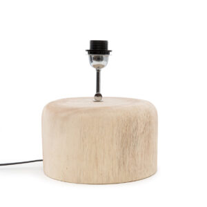 Pied de lampe en teck naturel