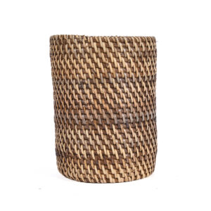 Porte-couverts colonial en rotin naturel — vue 2
