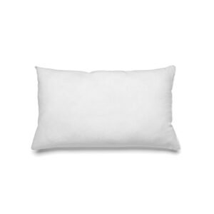 Coussin intérieur blanc rectangulaire 50x70