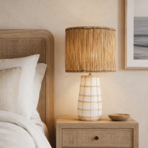 Lampe de table Molokai – Blanc naturel