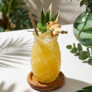 Verre Ananas – Bleu – Grand