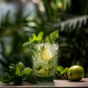 Verre à eau Palm Breeze – Vert — vue 2