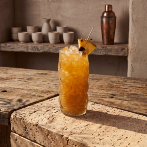 Verre Tiki Bleu — vue 2