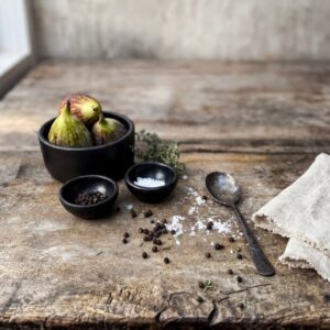 Coupelle cylindrique brûlée - Noire - S — vue 2