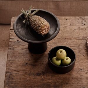 Coupelle cylindrique brûlée – Noire – L — vue 2