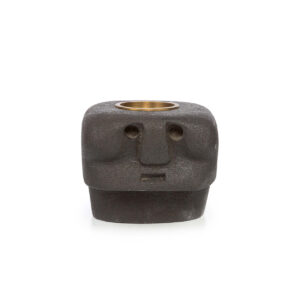Bougeoir Sumba Stone #27 grès noir - lldeco