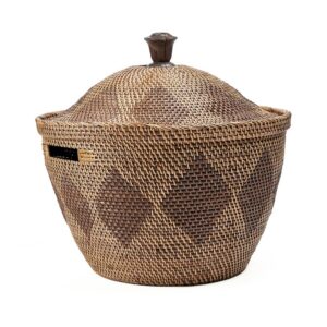 panier de rangement en rotin tressé – naturel