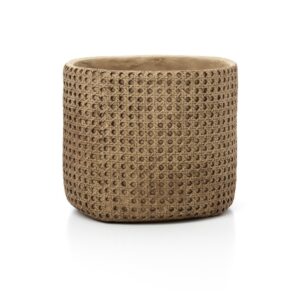 cache pot xl effet rotin – natural